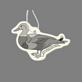 Paper Air Freshener Tag W/ Tab - Duck Standing